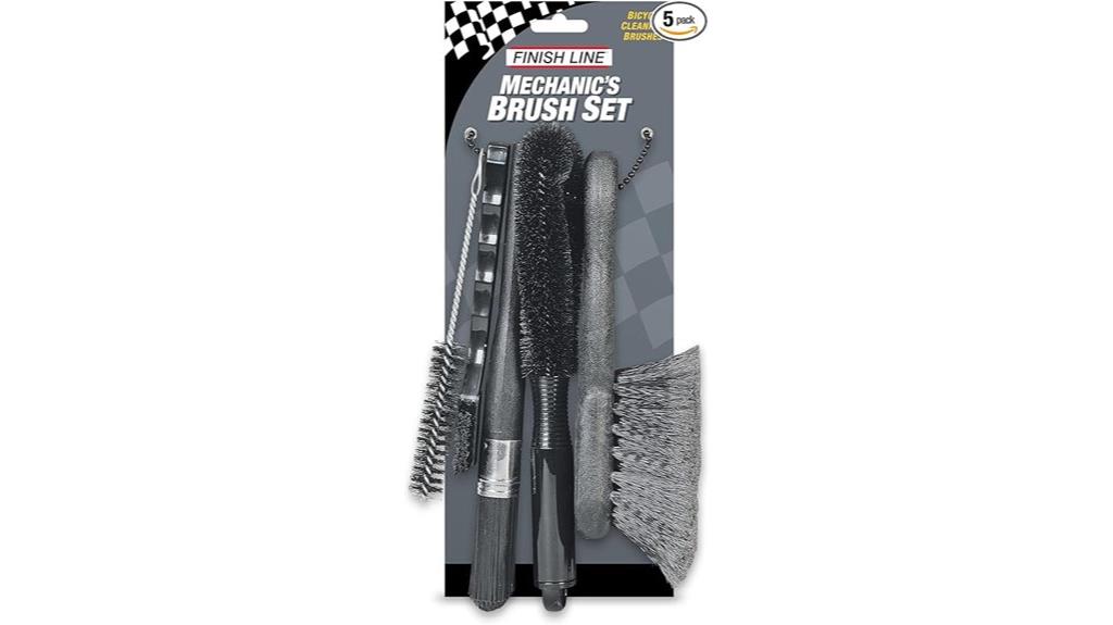 five piece mechanic brushes