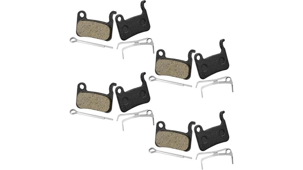 four pairs bicycle brake pads