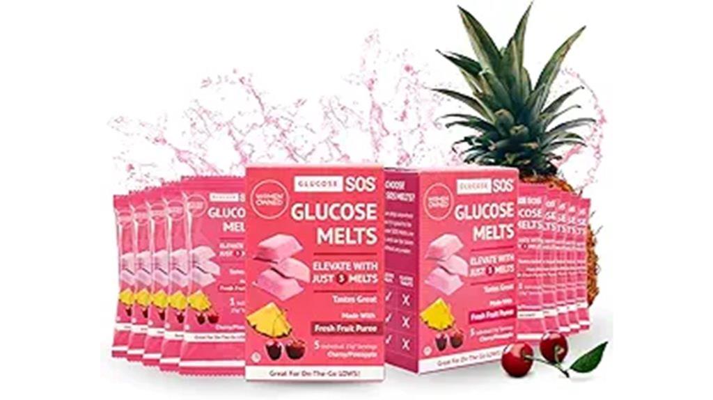 glucose melts with fruit