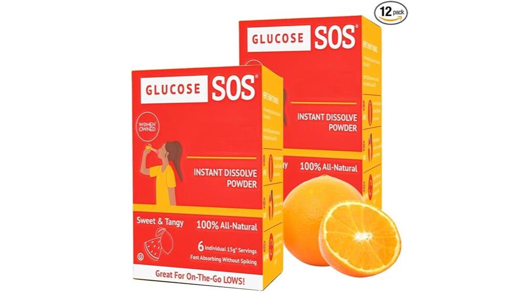 glucose powder packets 12 servings