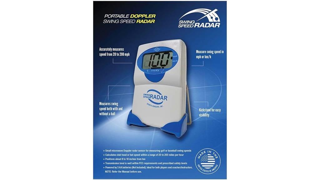 golf swing speed radar