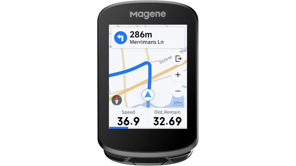 gps touchscreen bike computer