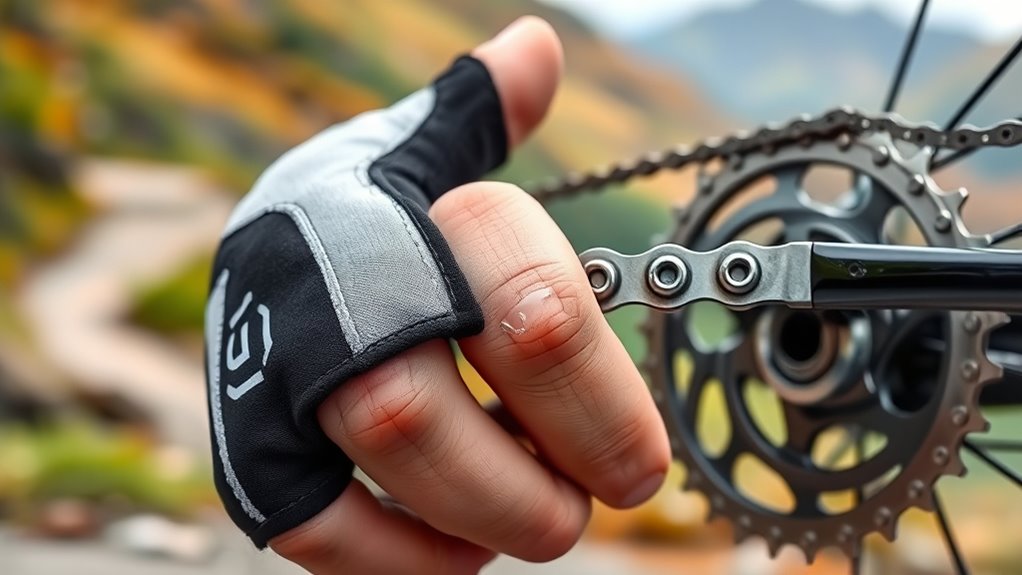 guide chain back smoothly