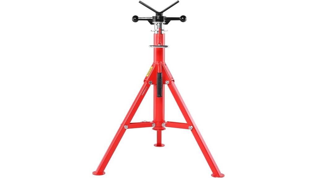 heavy duty adjustable pipe stand