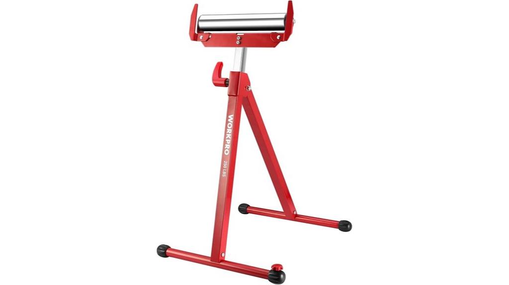 heavy duty adjustable roller stand