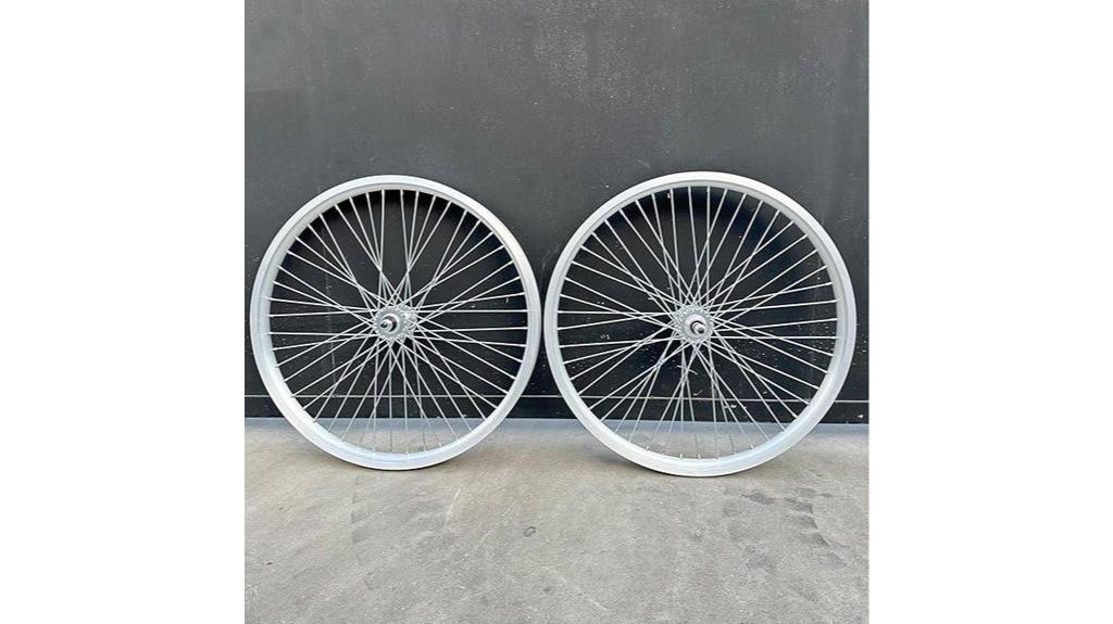 heavy duty silver rims