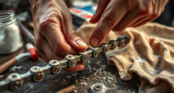 household items for chain cleaning