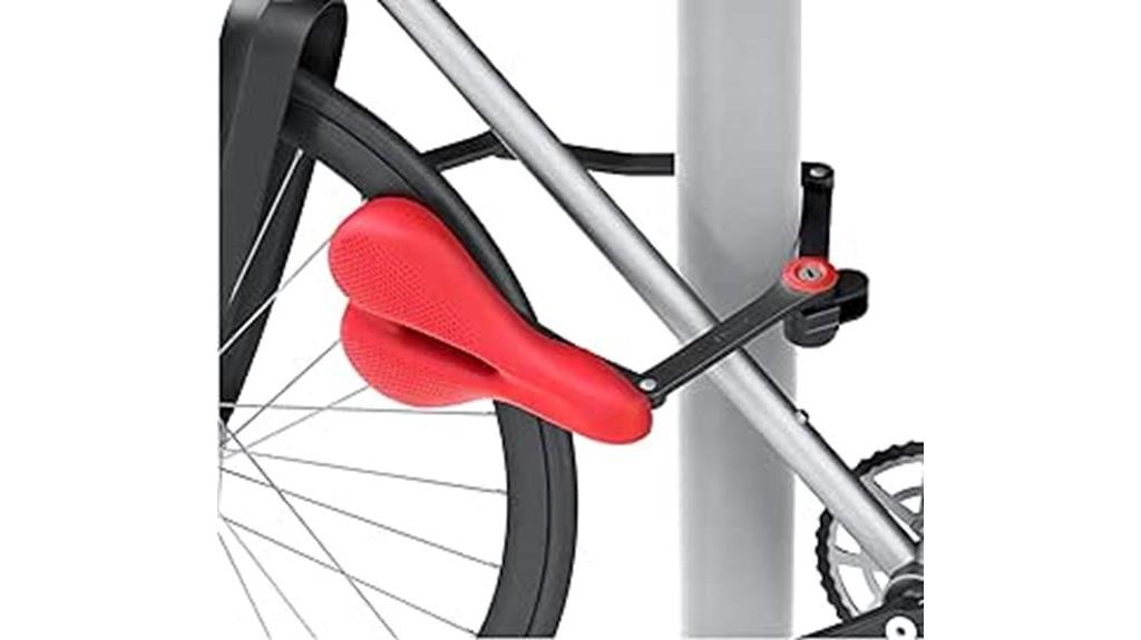 hybrid saddle bike lock
