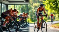 indoor to outdoor cycling