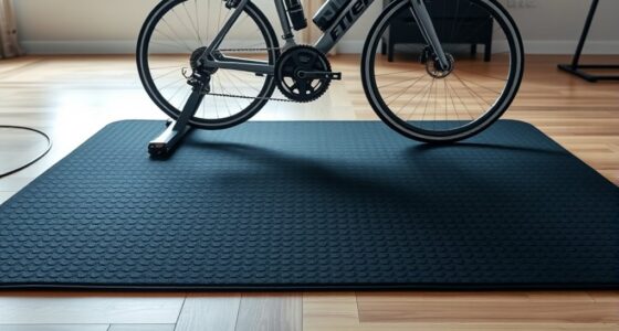 indoor trainer mats noise reduction