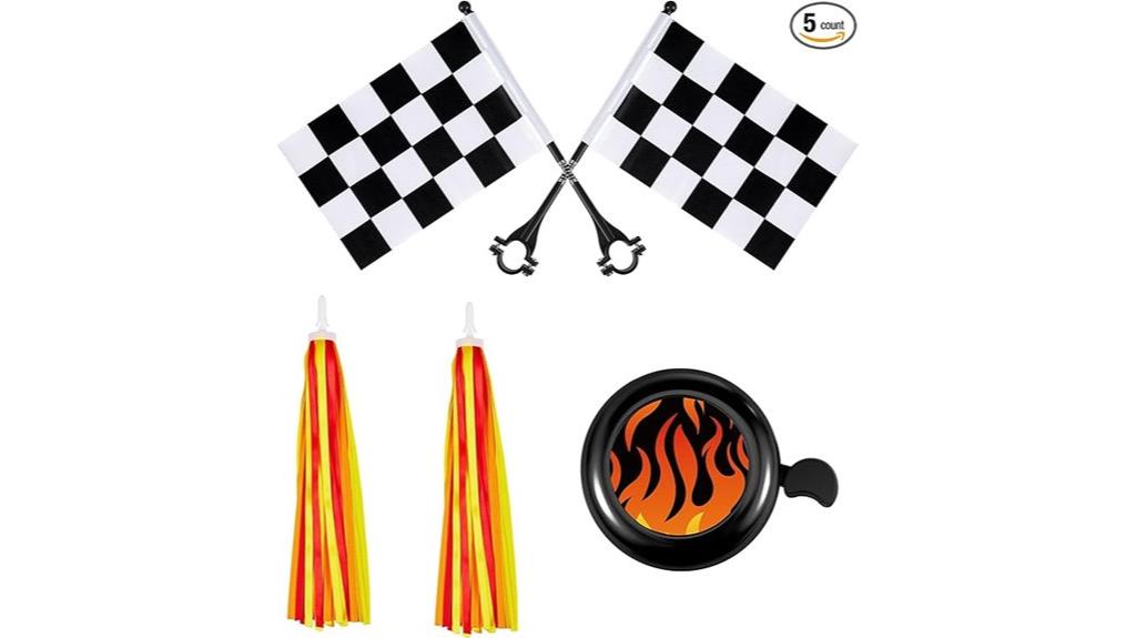 kids bike accessory set