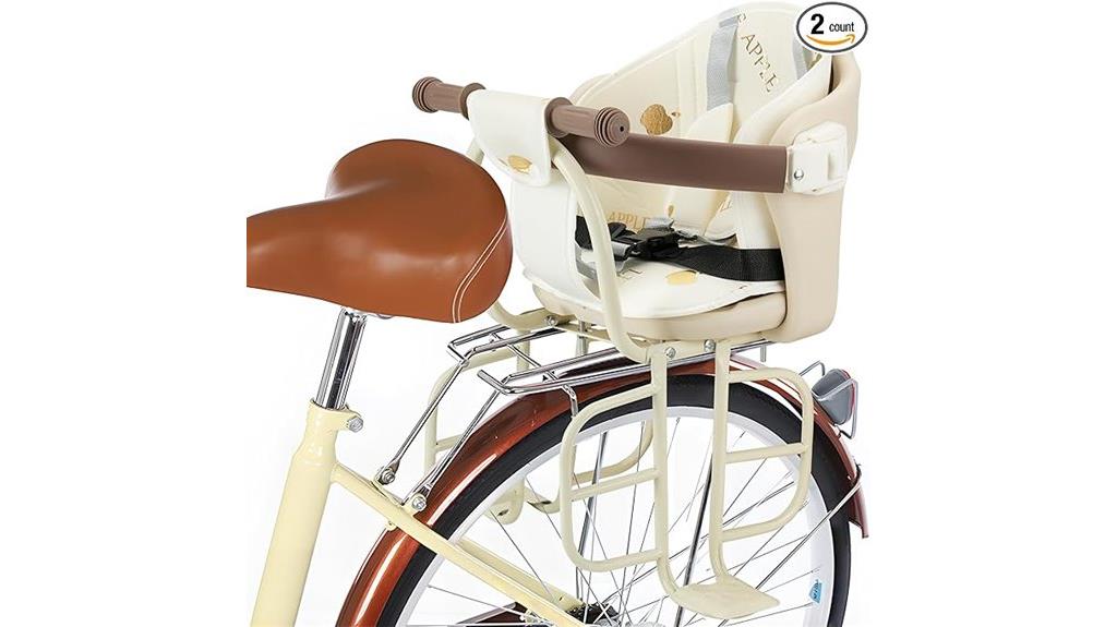 kids bike seat rear carrier
