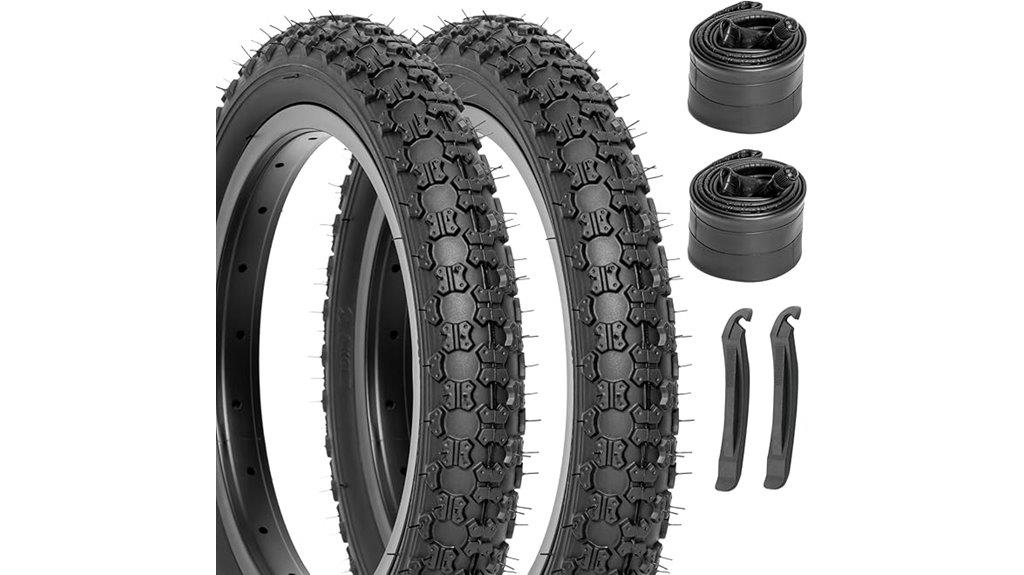 kids bike tire set