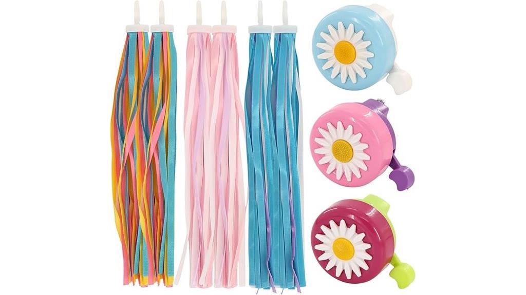 kids rainbow bike accessories