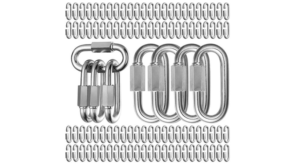 large galvanized chain links