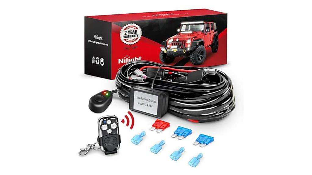 led light bar wiring