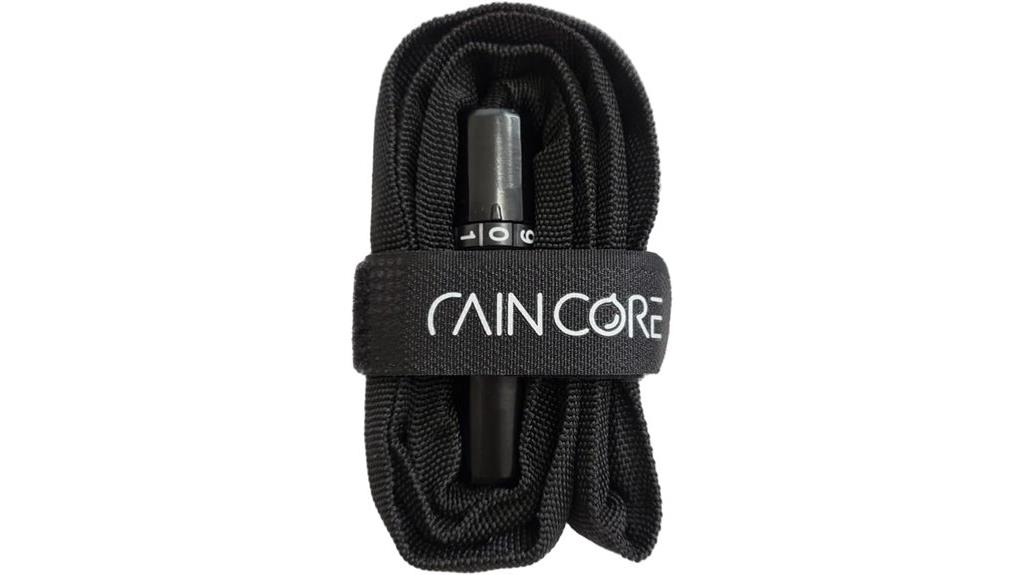 lightweight bike lock with chain cutter proof fiber