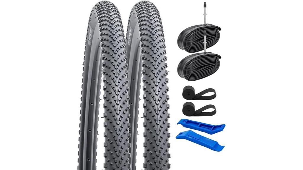 lightweight bike tire set