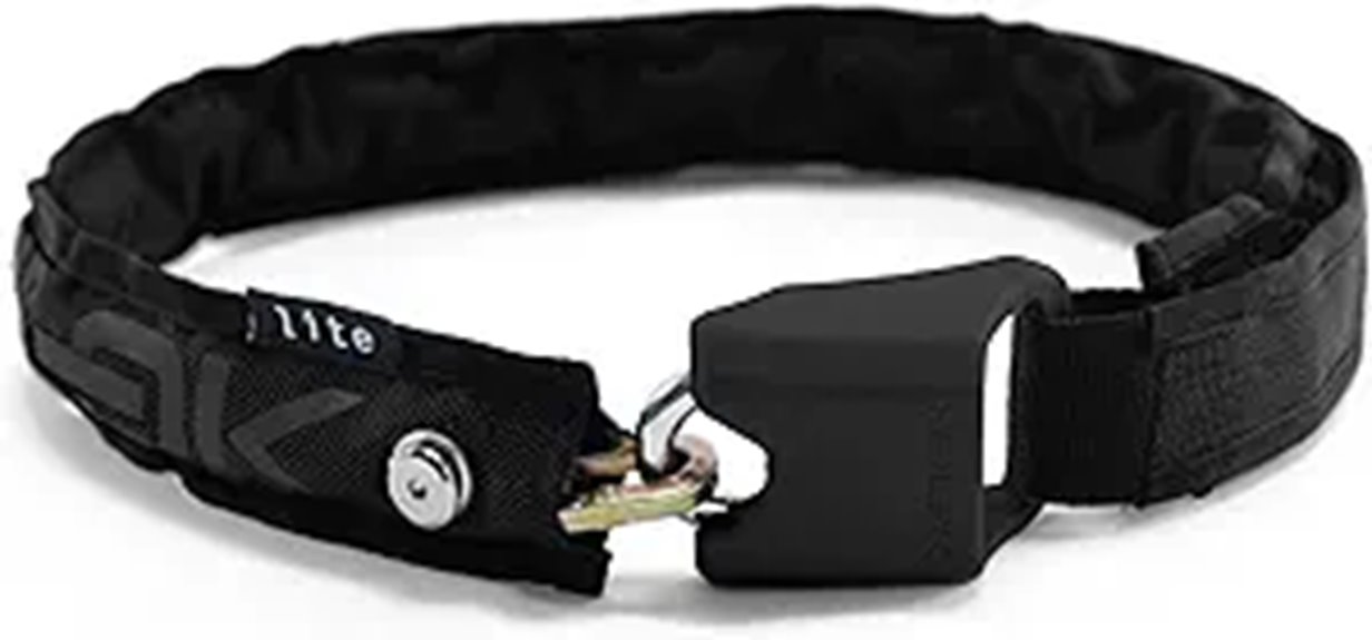 lightweight steel bike lock