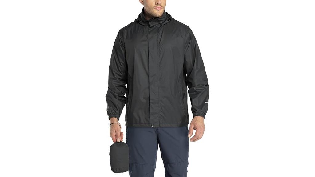 lightweight waterproof rain jacket