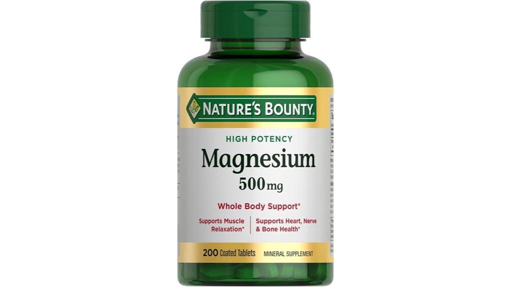 magnesium supplements 500mg tablets