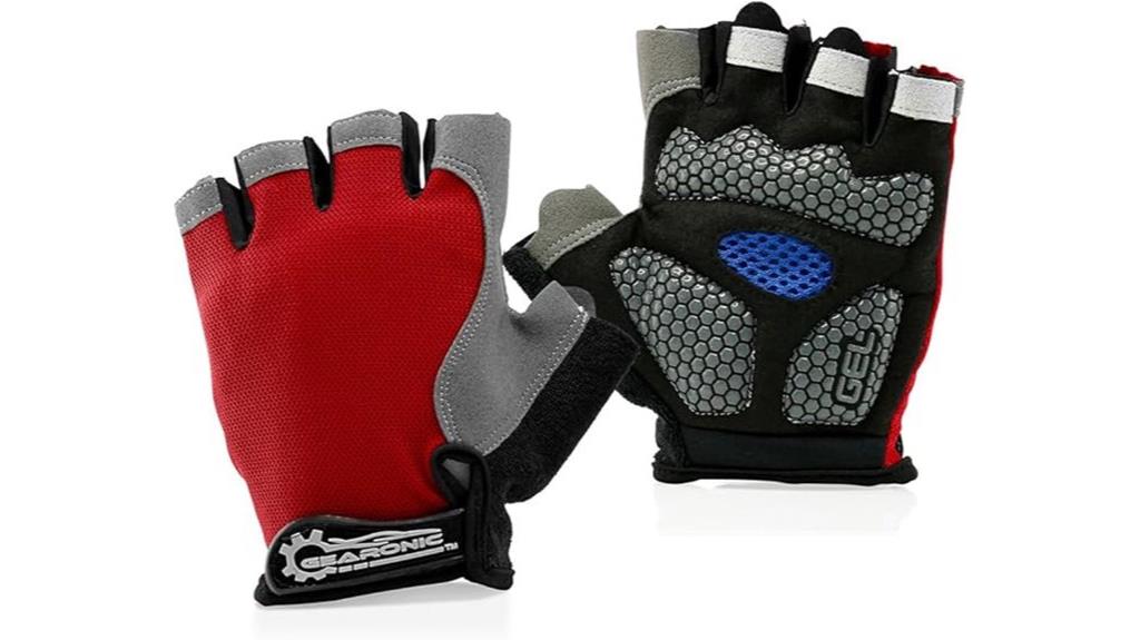 men s fingerless cycling gloves
