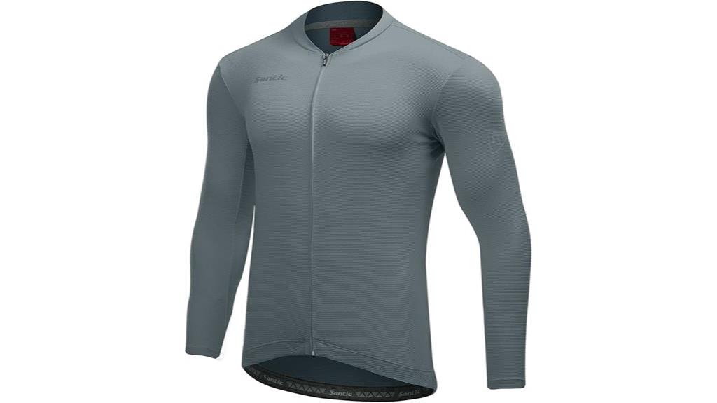 men s long sleeve cycling jersey