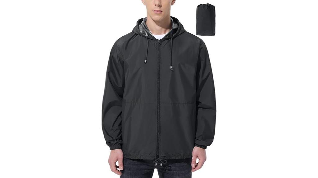 men s waterproof rain jacket