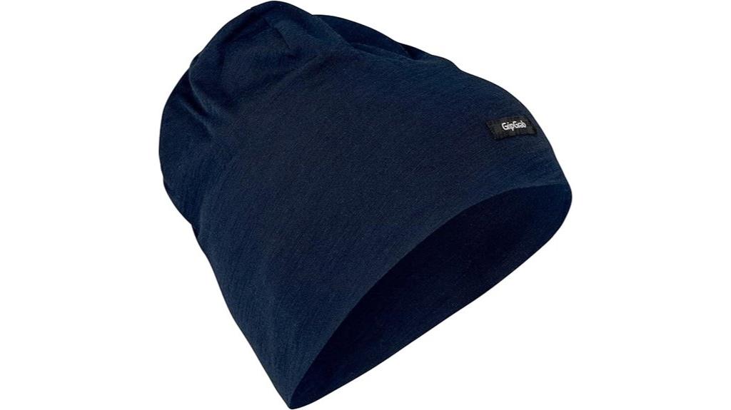 merino wool cycling beanie