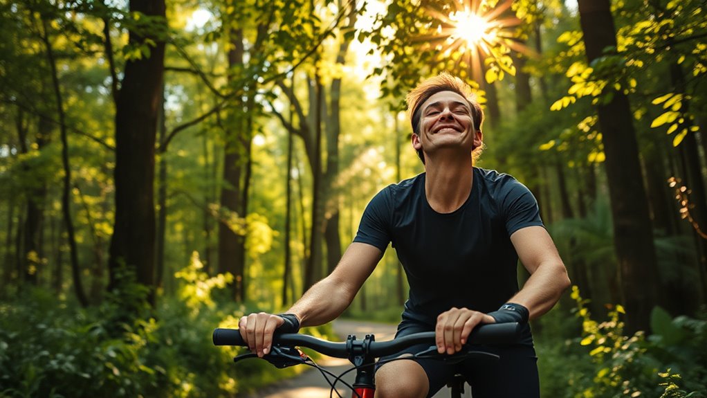 mindful breathing enhances cycling