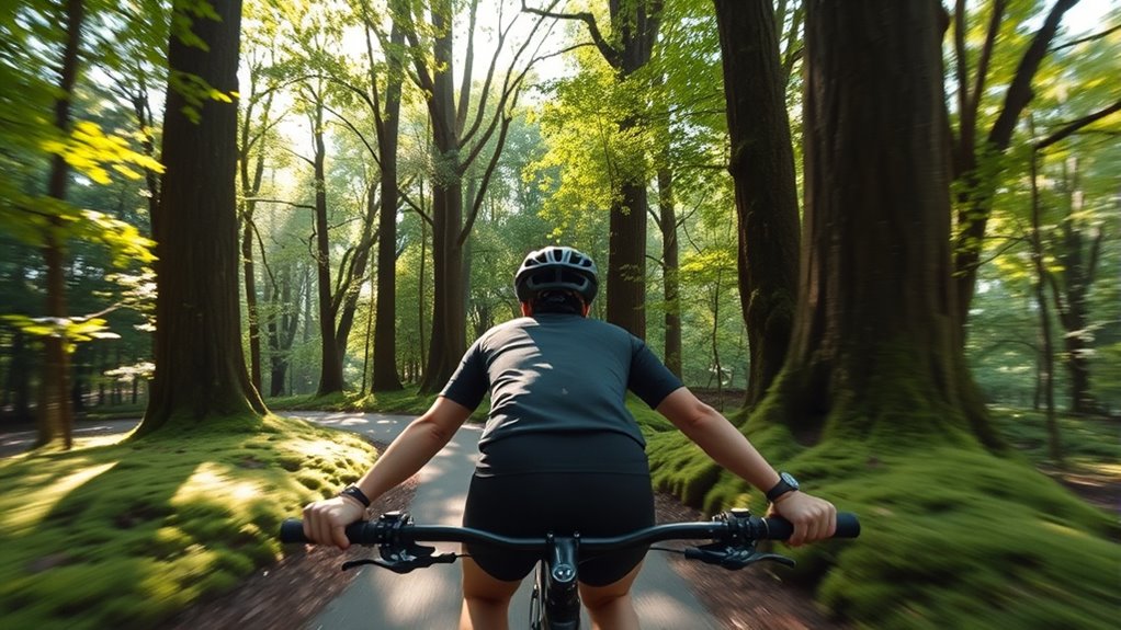 mindful cycling enhances well being