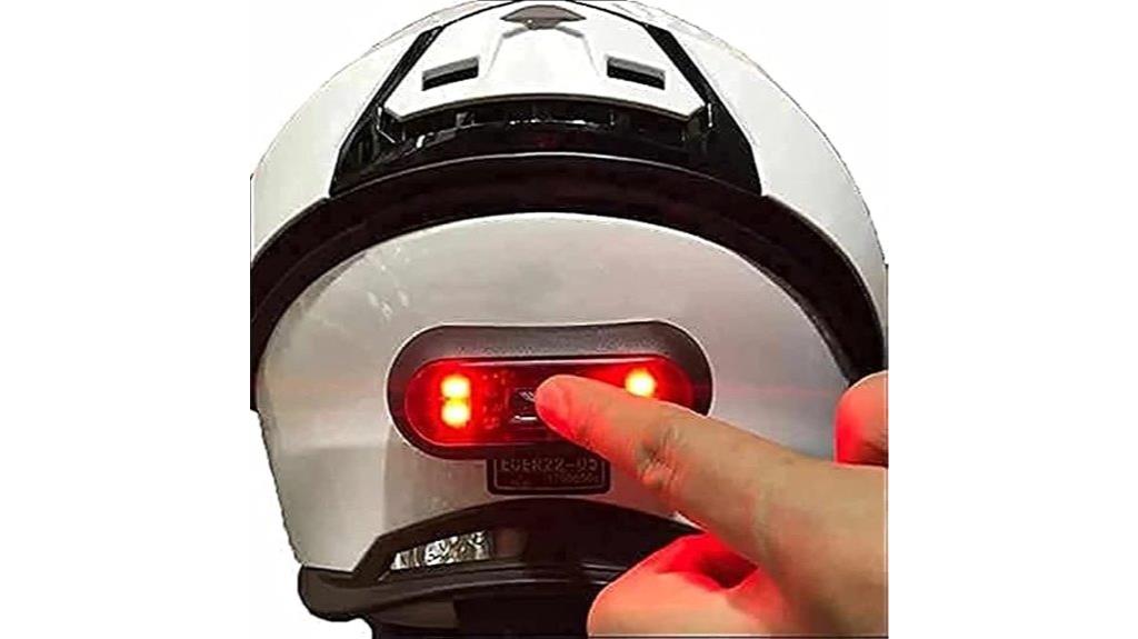 motorcycle helmet usb light