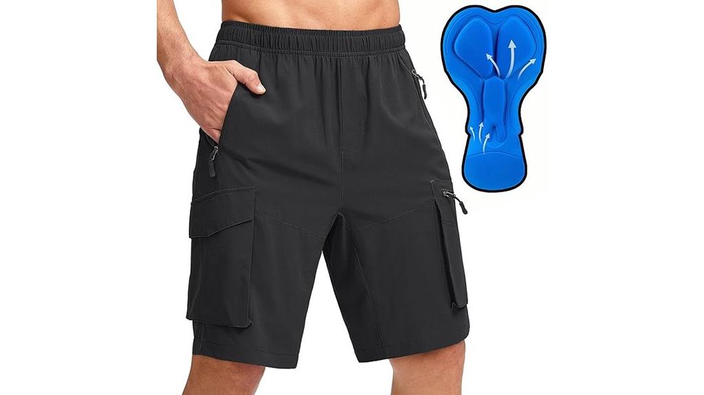 mountain bike shorts with padded pockets