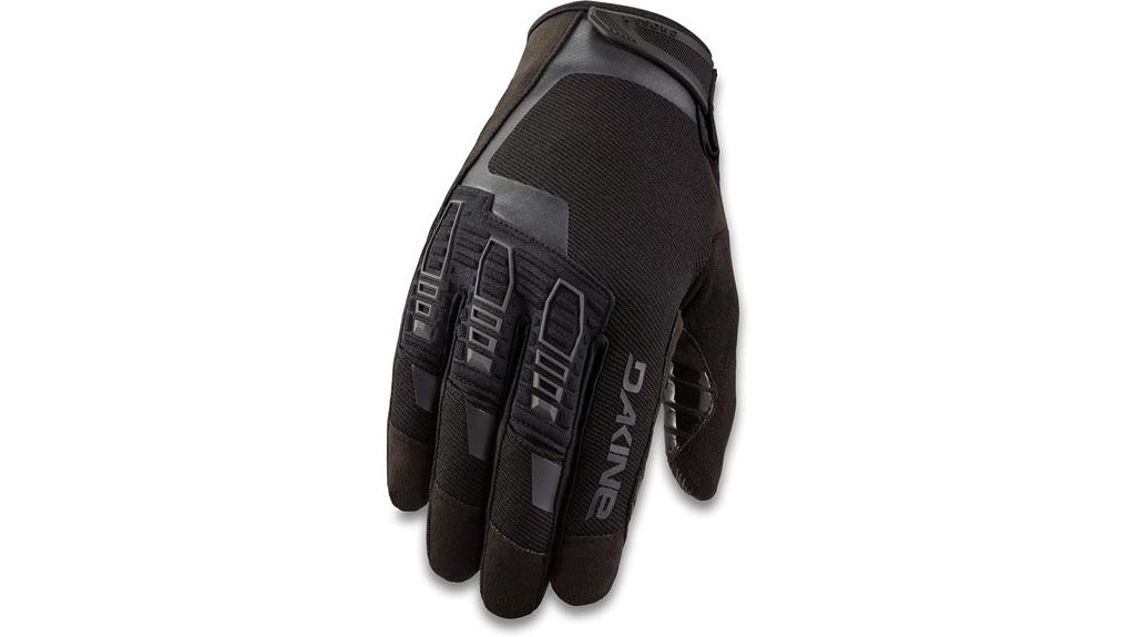 mountain biking glove protection