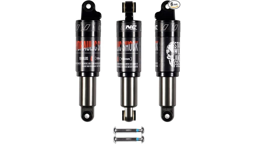 multiple size rear shock