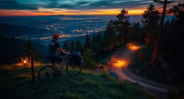 nighttime cycling mini trips