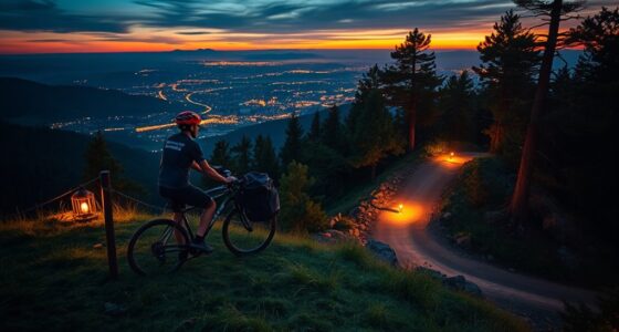 nighttime cycling mini trips