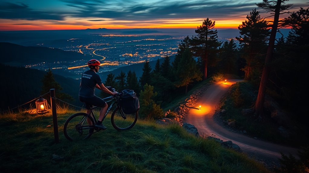 nighttime cycling mini trips