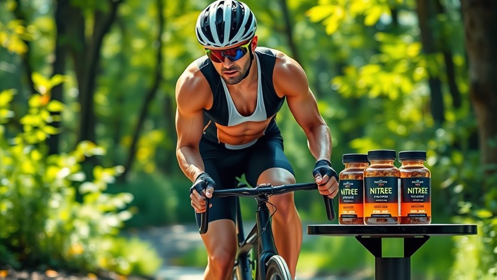 nitrate timing boosts cycling