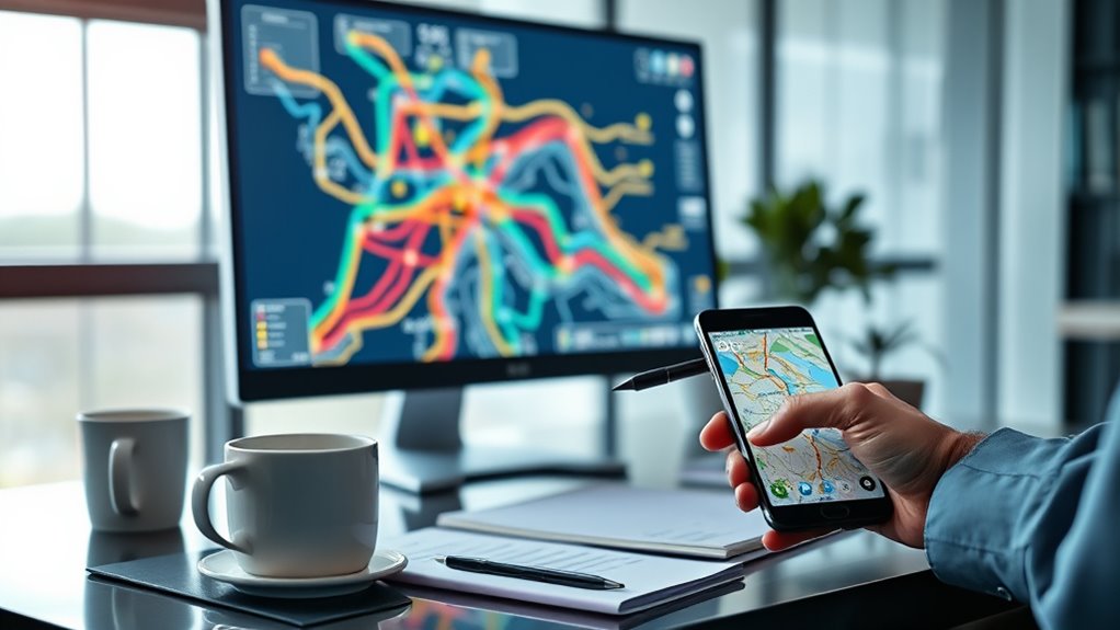 optimized routes with real time data