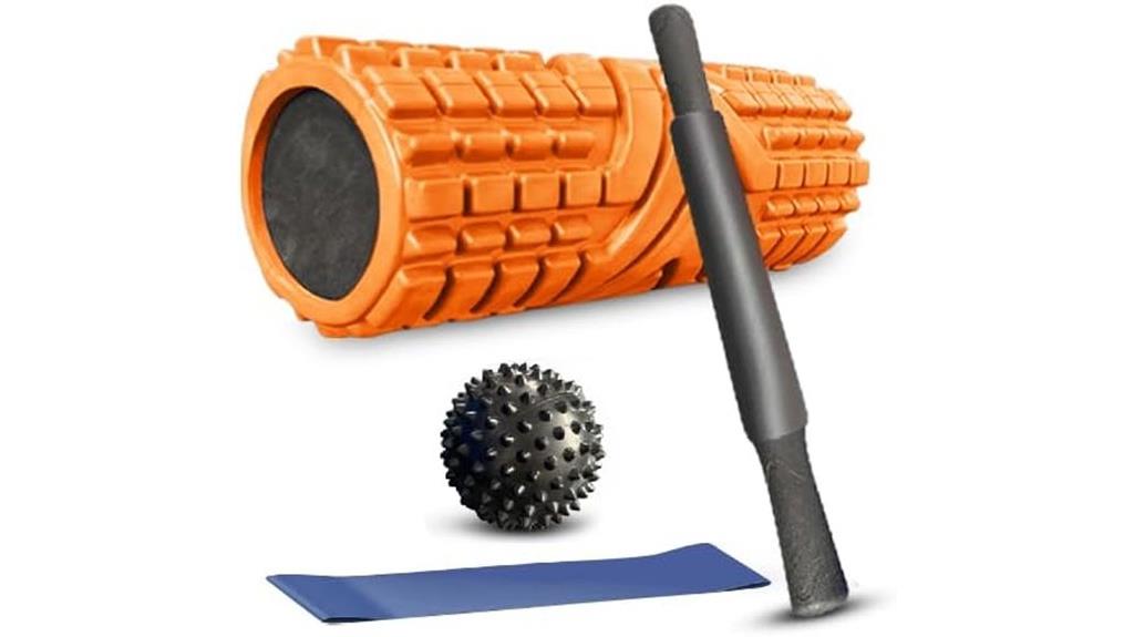 orange high density foam roller