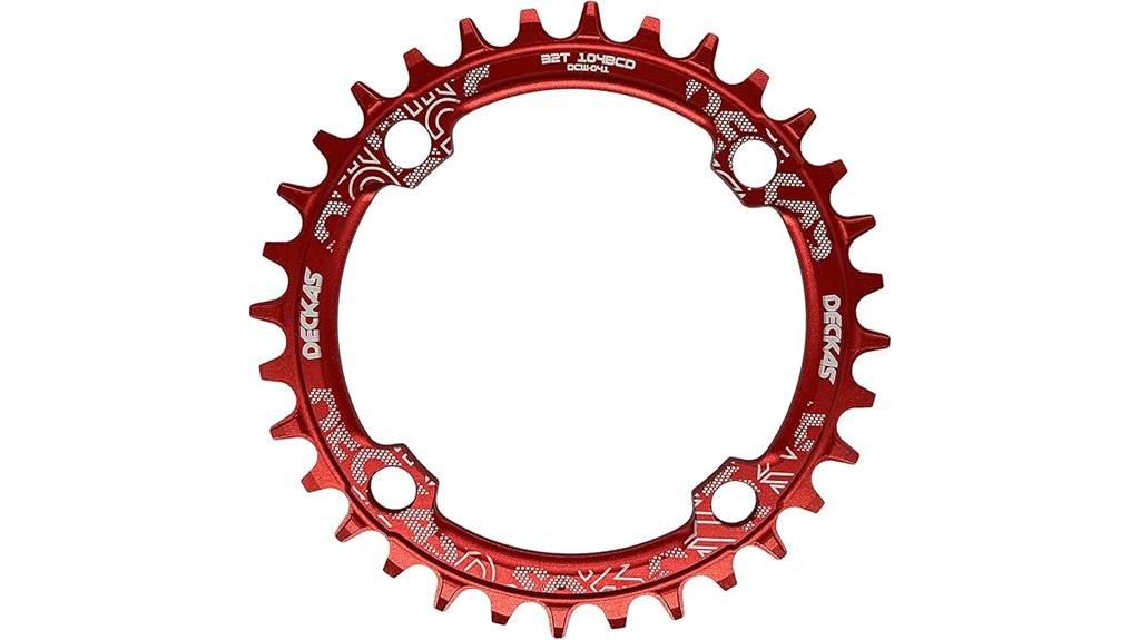 oval narrow wide chainring