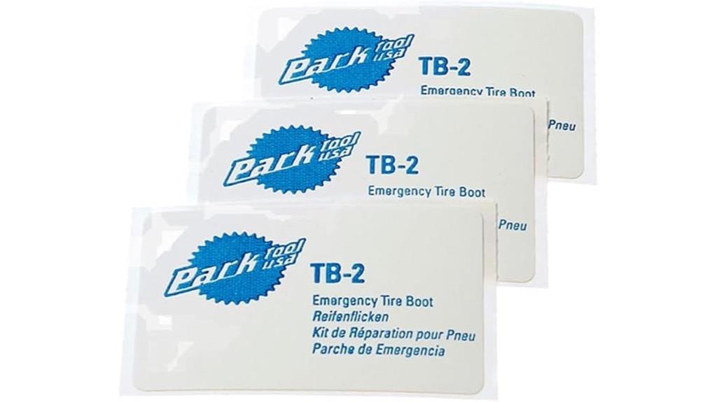 pack of three tire boots