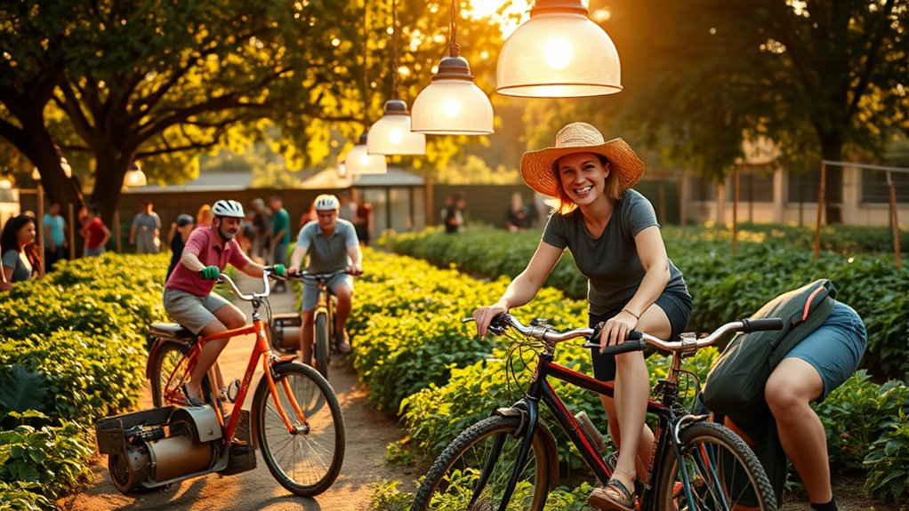 pedal powered renewable energy systems