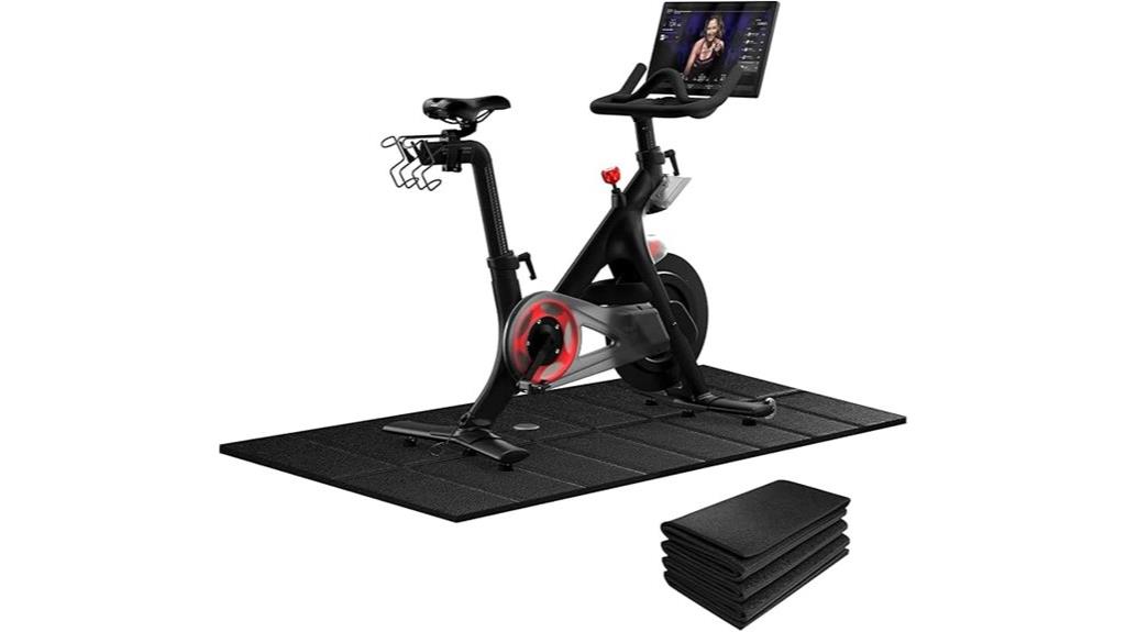 peloton exercise bike mat