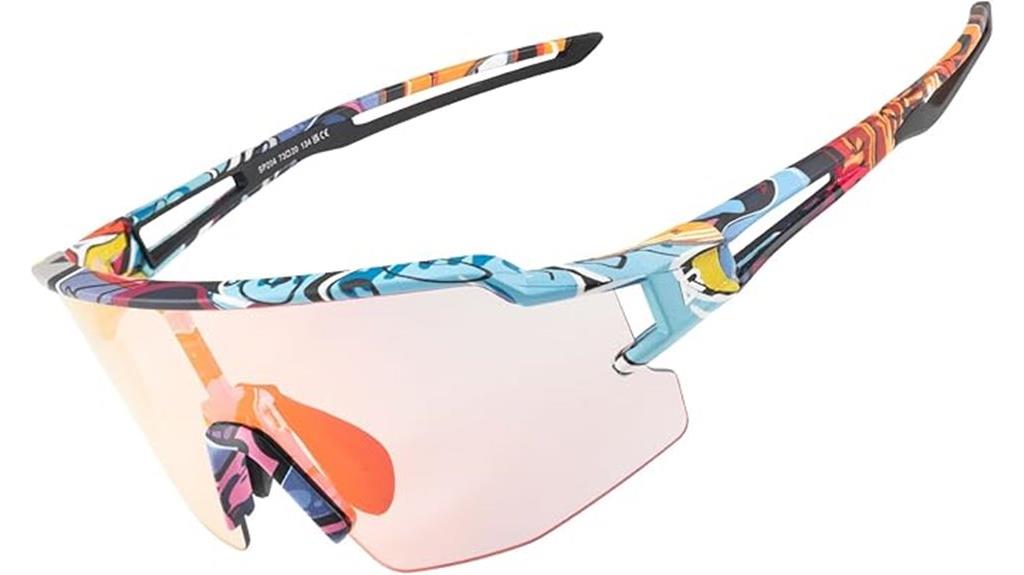 photochromic cycling sunglasses