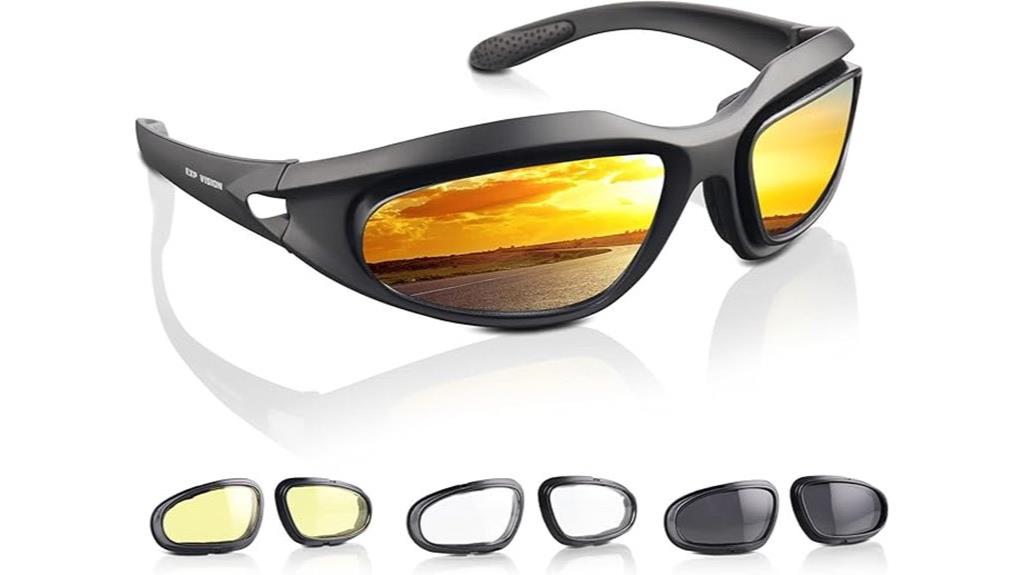 polarized windproof cycling goggles