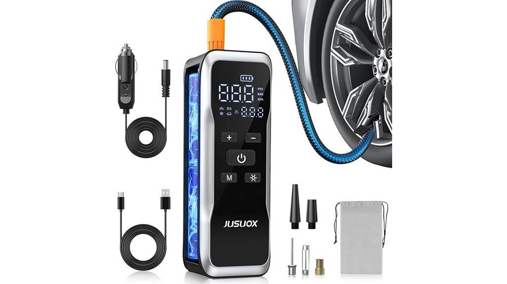 portable battery tire inflator