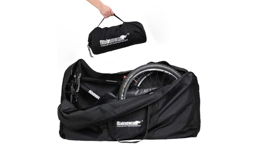 portable bicycle storage bag