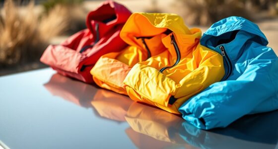 portable cycling windbreaker jackets